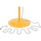 Global Industrial Deluxe Oscillating Pedestal Fan, 30 Diameter, Safety Yellow, 1/2HP, 10000CFM 652299Y - alternate 5
